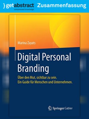 cover image of Digital Personal Branding (Zusammenfassung)